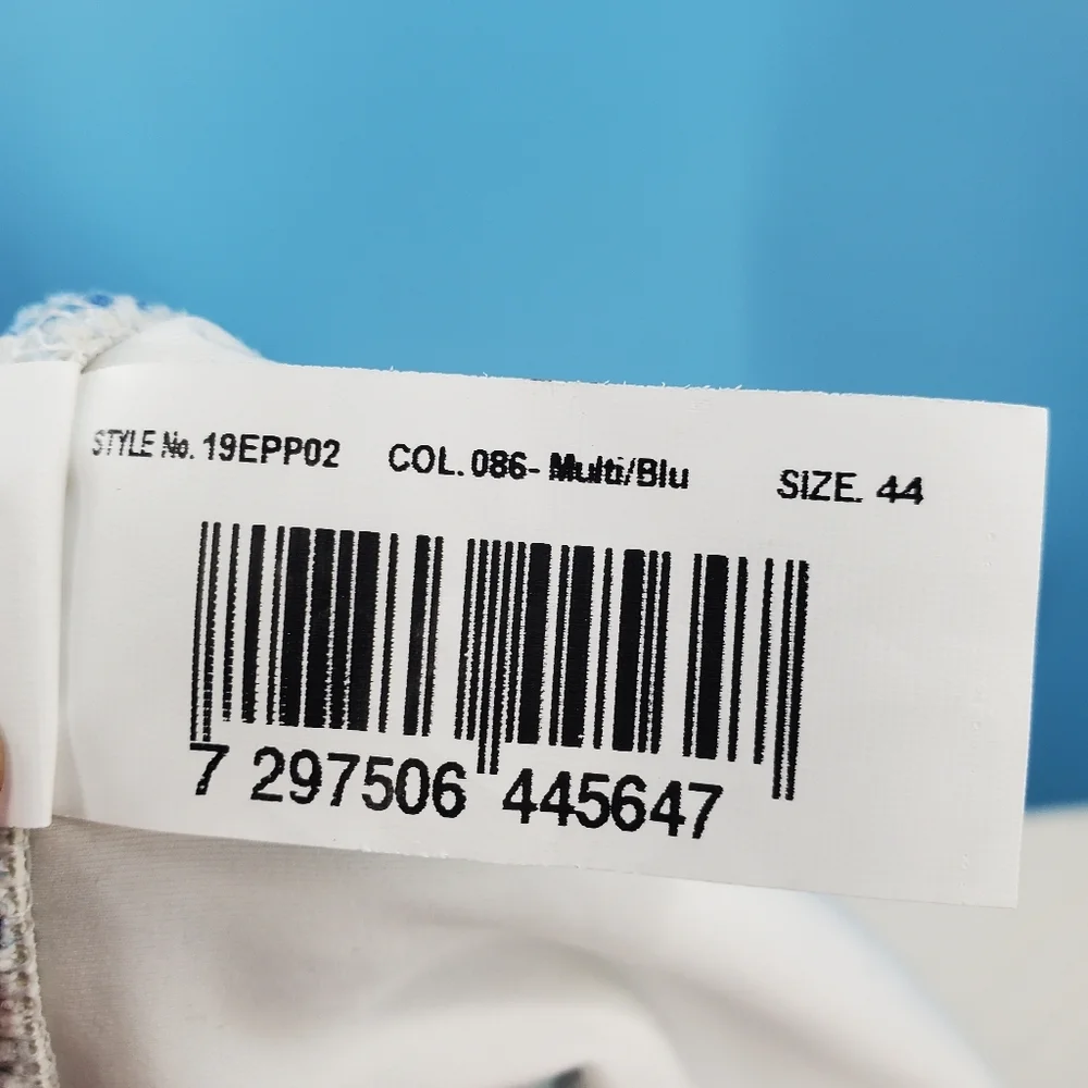 Gottex *new* blue and white tropical swim bottoms US12